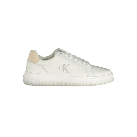 Calvin Klein White Polyethylene Men Sneaker - Hilstor