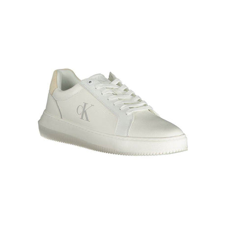 Calvin Klein White Polyethylene Men Sneaker - Hilstor