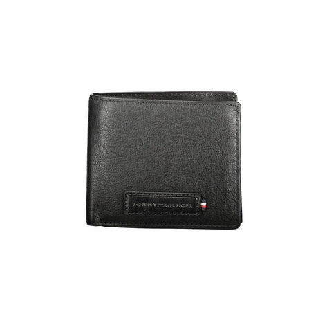 Tommy Hilfiger Black Leather Men Wallet - Hilstor