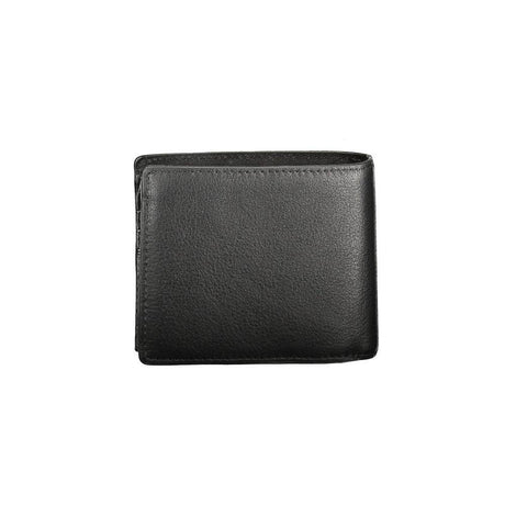 Tommy Hilfiger Black Leather Men Wallet - Hilstor