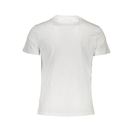 La Martina White Cotton Men T-Shirt - Hilstor