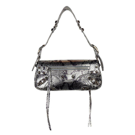 Balenciaga Gray Calfskin Handbag - Hilstor