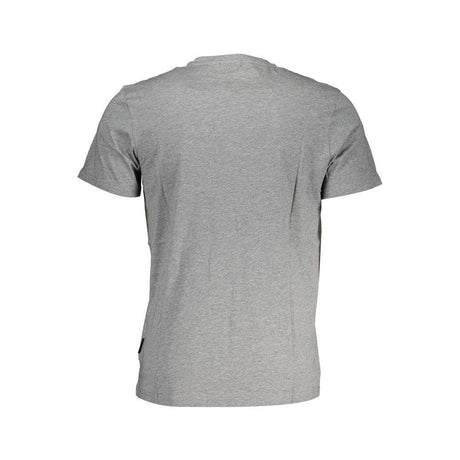 Napapijri Brown Cotton Men T-Shirt - Hilstor