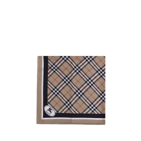Burberry Silk Check Scarf - Hilstor