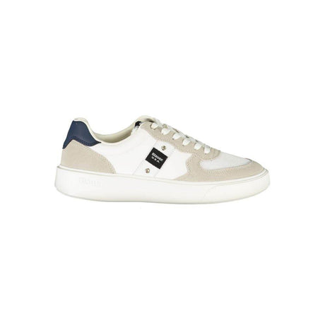 Blauer White Leather Men Sneaker - Hilstor