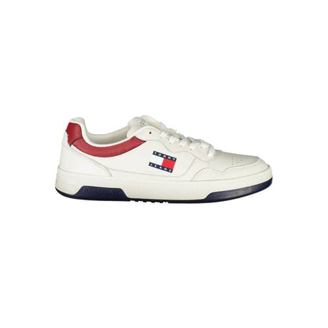 Tommy Hilfiger White Leather Men Sneaker - Hilstor