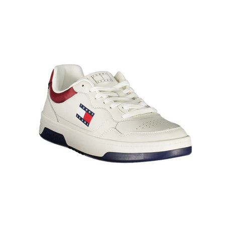 Tommy Hilfiger White Leather Men Sneaker - Hilstor