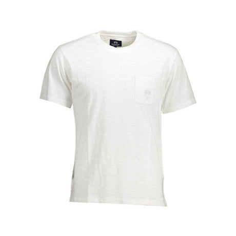 La Martina White Cotton Men T-Shirt - Hilstor