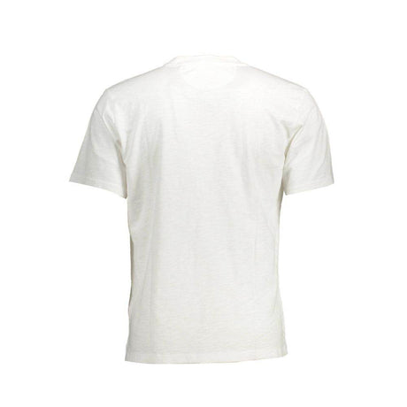 La Martina White Cotton Men T-Shirt - Hilstor