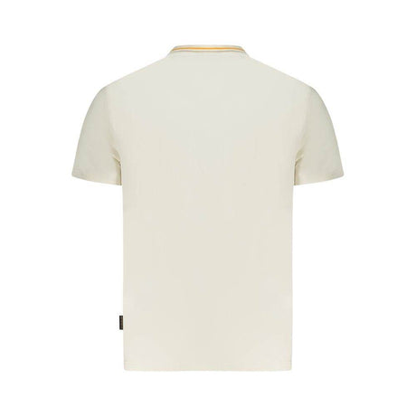 Napapijri White Cotton T-Shirt - Hilstor