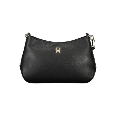 Tommy Hilfiger Black Polyester Handbag - Hilstor