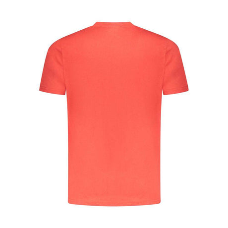 Cavalli Class Red Cotton Men T-Shirt - Hilstor