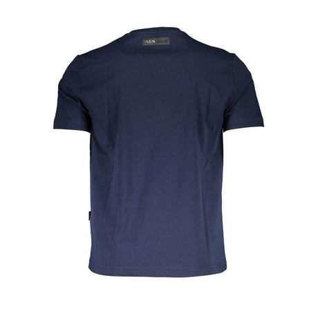 Plein Sport Blue Cotton Men T-Shirt - Hilstor