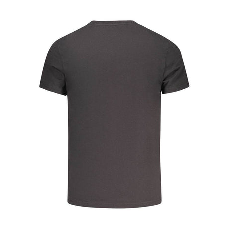 Tommy Hilfiger Black Cotton Men T-Shirt - Hilstor