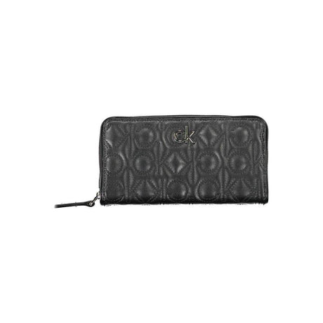 Calvin Klein Black Polyethylene Women Wallet - Hilstor