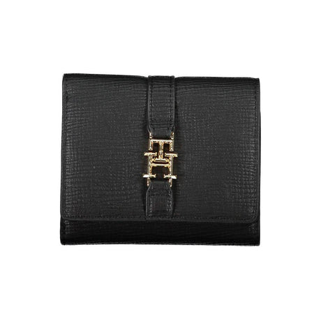 Tommy Hilfiger Black Polyethylene Women Wallet - Hilstor