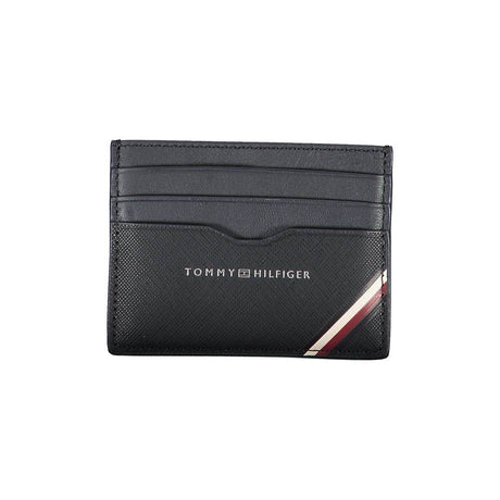 Tommy Hilfiger Blue Leather Men Wallet - Hilstor