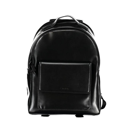 Calvin Klein Elegant Black Urban Backpack with Laptop Compartment - Hilstor