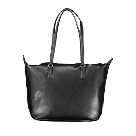 Tommy Hilfiger Black Polyester Handbag - Hilstor