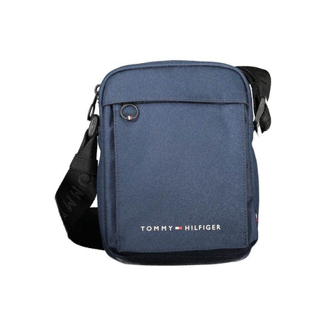 Tommy Hilfiger Blue Polyester Shoulder Bag - Hilstor