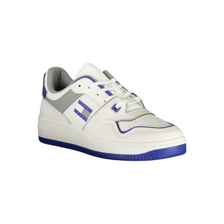 Tommy Hilfiger White Polyethylene Men Sneaker - Hilstor