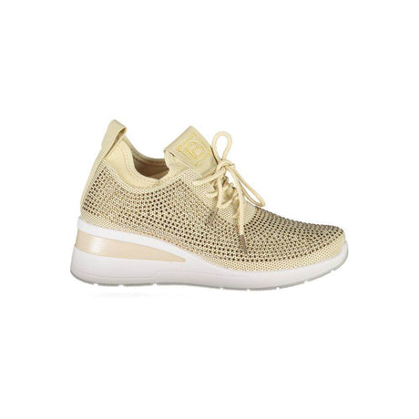 Laura Biagiotti Beige Polyester Women Sneaker - Hilstor
