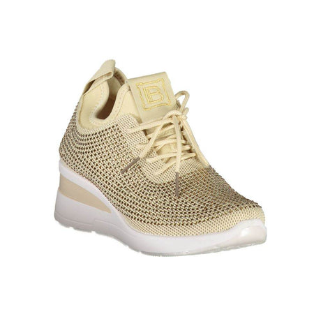 Laura Biagiotti Beige Polyester Women Sneaker - Hilstor