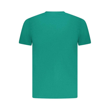 Cavalli Class Green Cotton Men T-Shirt - Hilstor
