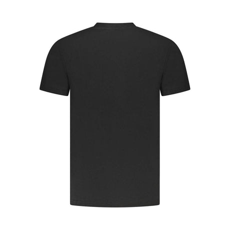 Cavalli Class Black Cotton Men T-Shirt - Hilstor