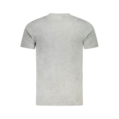 Cavalli Class Gray Cotton Men T-Shirt - Hilstor