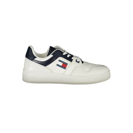 Tommy Hilfiger Blue Leather Men Sneaker - Hilstor