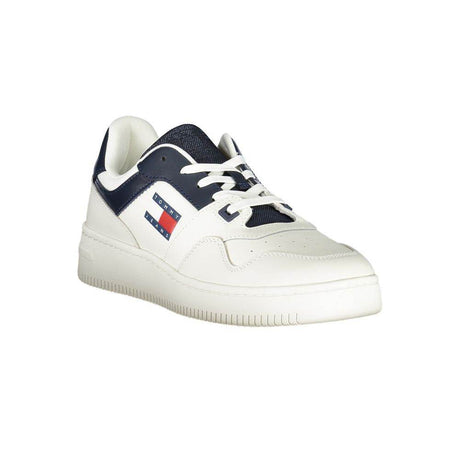 Tommy Hilfiger Blue Leather Men Sneaker - Hilstor