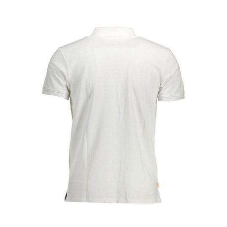 Timberland White Cotton Men Polo Shirt - Hilstor