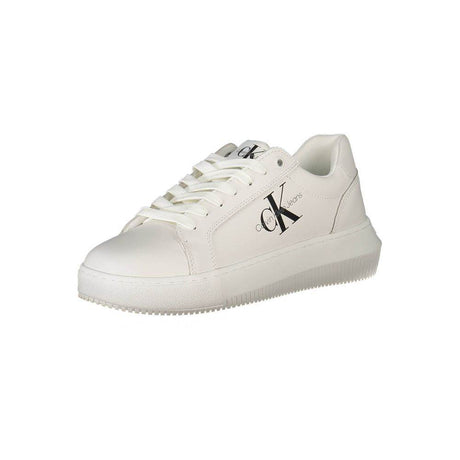 Calvin Klein White Polyester Women Sneaker - Hilstor