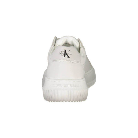 Calvin Klein White Polyester Women Sneaker - Hilstor