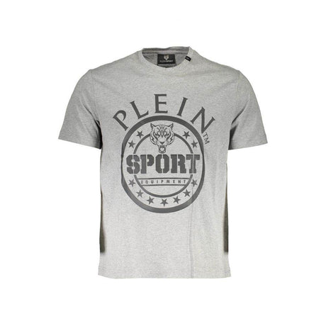 Plein Sport Brown Cotton Men T-Shirt - Hilstor