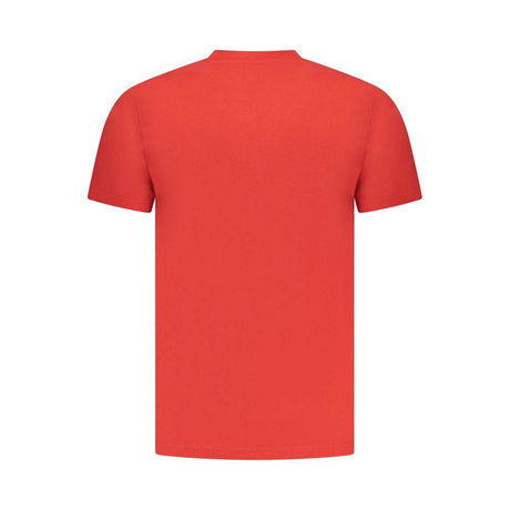 Cavalli Class Red Cotton Men T-Shirt - Hilstor