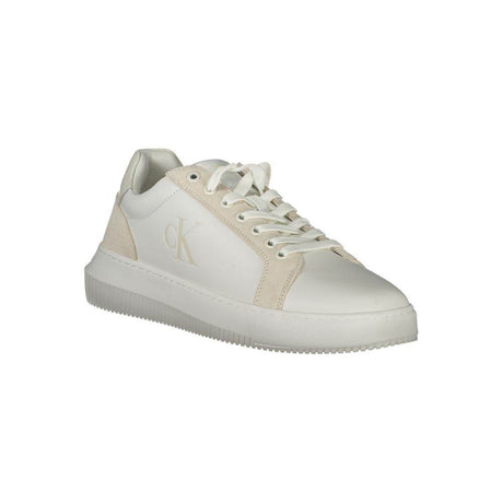 Calvin Klein White Polyethylene Men Sneaker - Hilstor