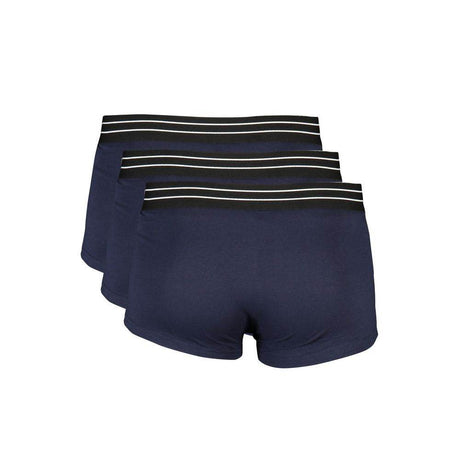 Cavalli Class Blue Cotton Underwear - Hilstor