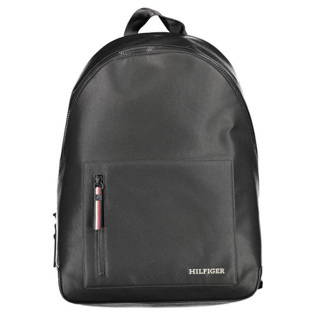 Tommy Hilfiger Black Polyester Backpack - Hilstor