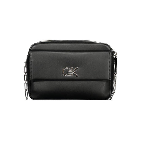Calvin Klein Black Polyester Women Handbag - Hilstor
