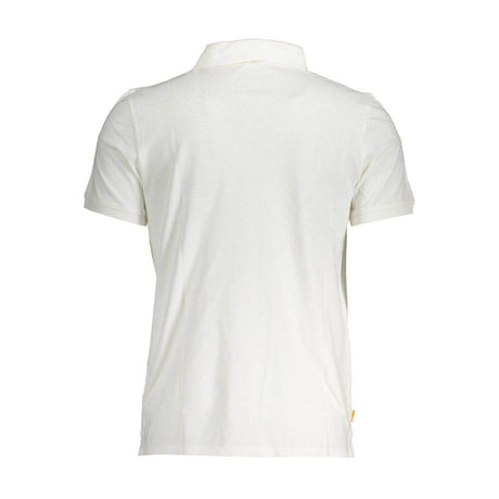 Timberland White Cotton Men Polo Shirt - Hilstor