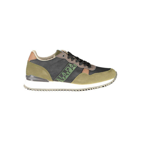 Napapijri Green Polyester Men Sneaker - Hilstor