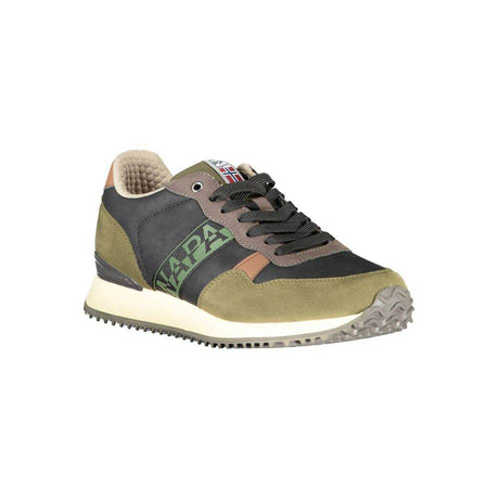 Napapijri Green Polyester Men Sneaker - Hilstor