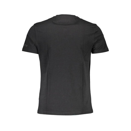 La Martina Black Cotton Men T-Shirt - Hilstor