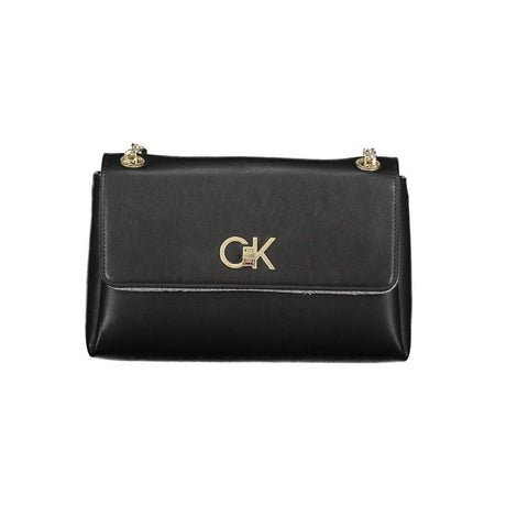 Calvin Klein Black Polyester Handbag - Hilstor