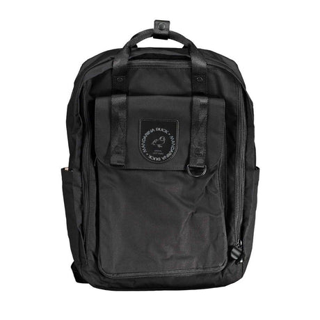 Mandarina Duck Black Cotton Backpack - Hilstor