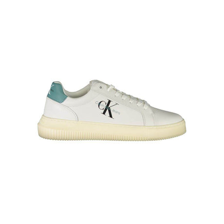 Calvin Klein Sleek White Sneakers with Eco-Conscious Design - Hilstor