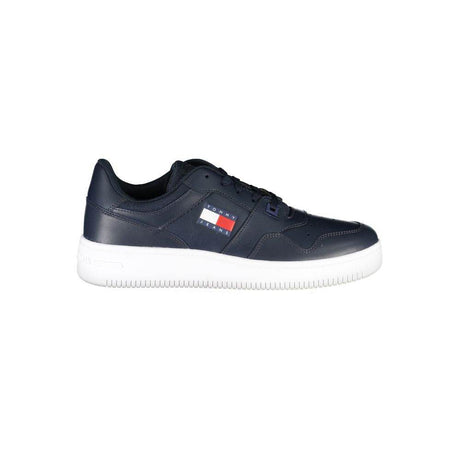 Tommy Hilfiger Blue Contrast Sneakers with Logo Detail - Hilstor