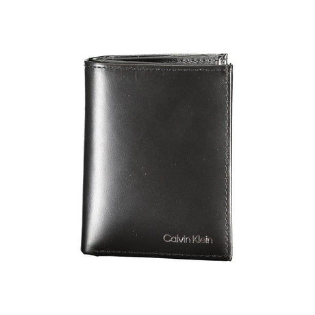 Calvin Klein Black Leather Wallet - Hilstor